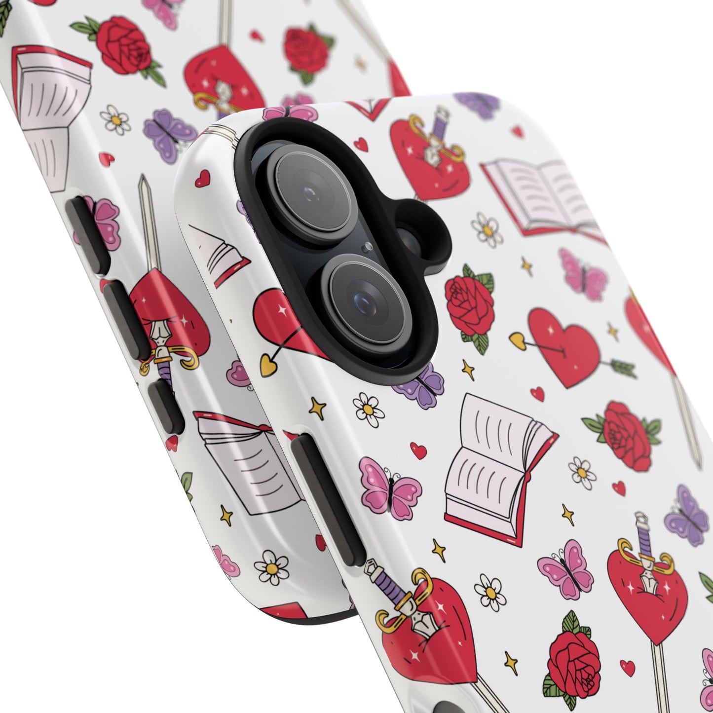 Love, Etched in Roses Phone Cases