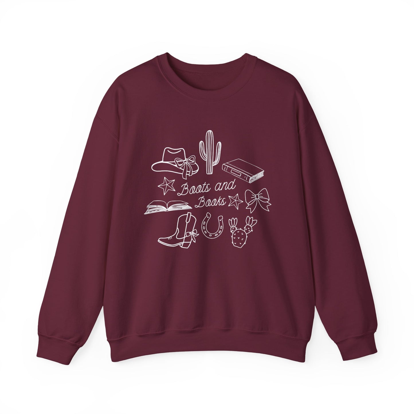Boots and Books Sweatshirt