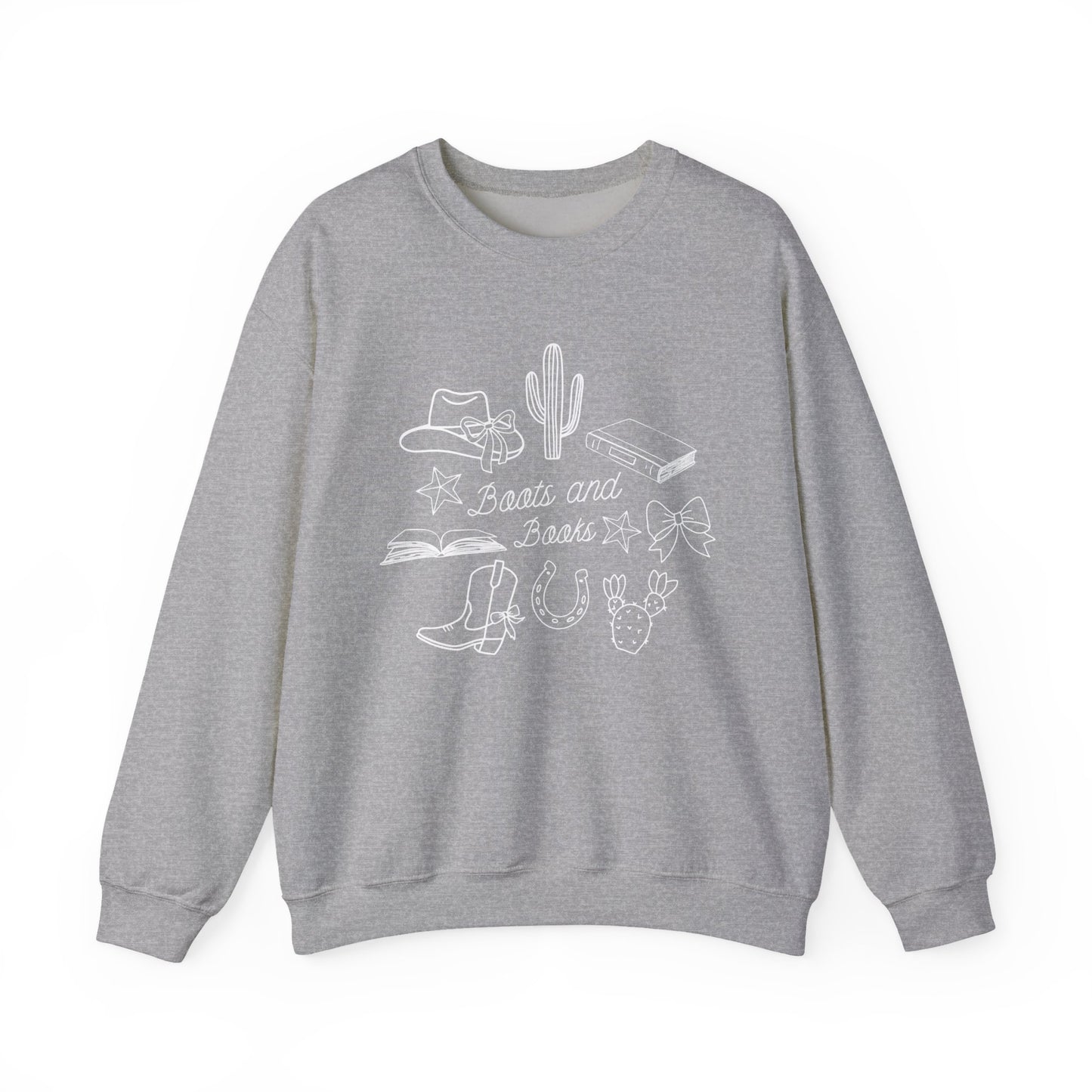 Boots and Books Sweatshirt