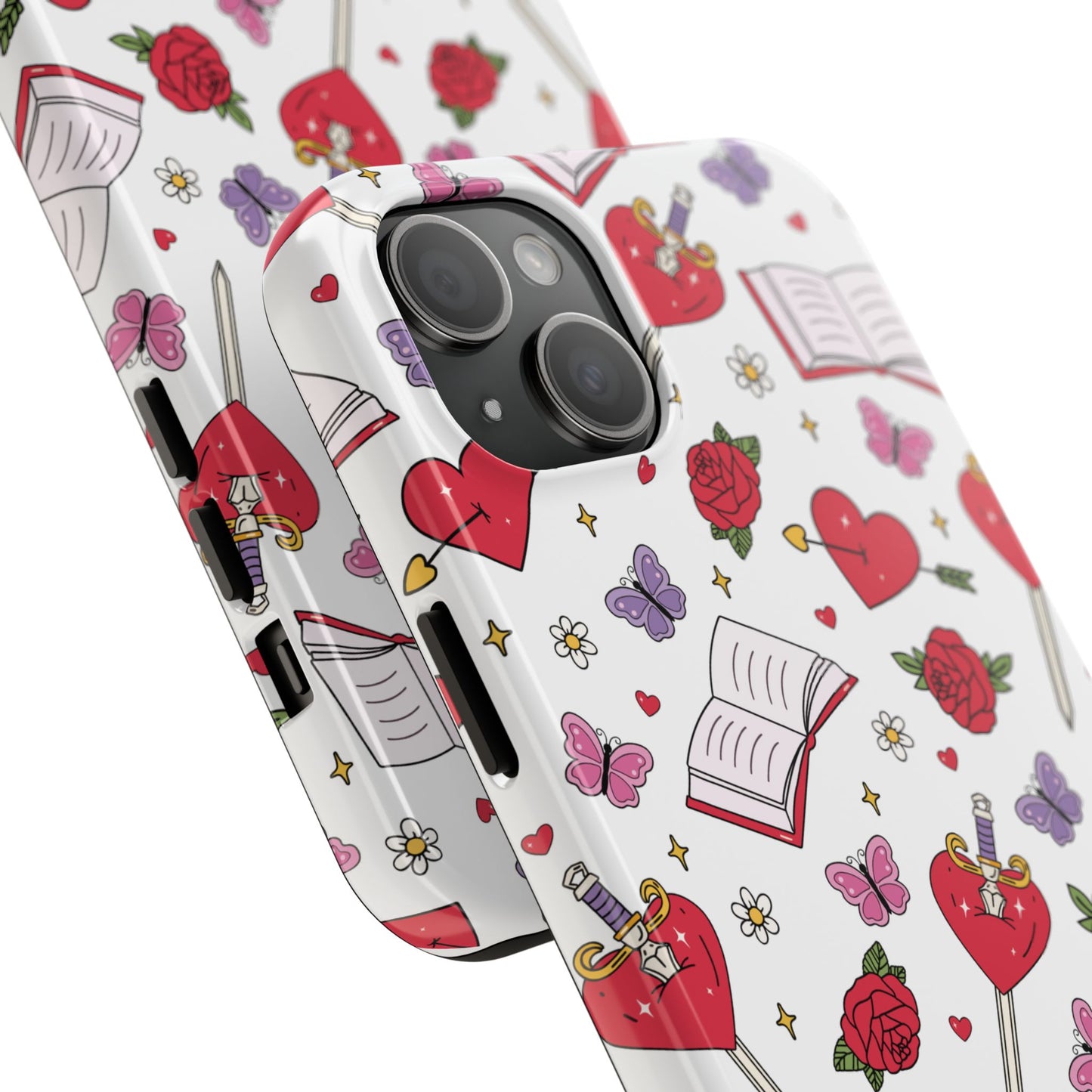 Love, Etched in Roses Phone Cases