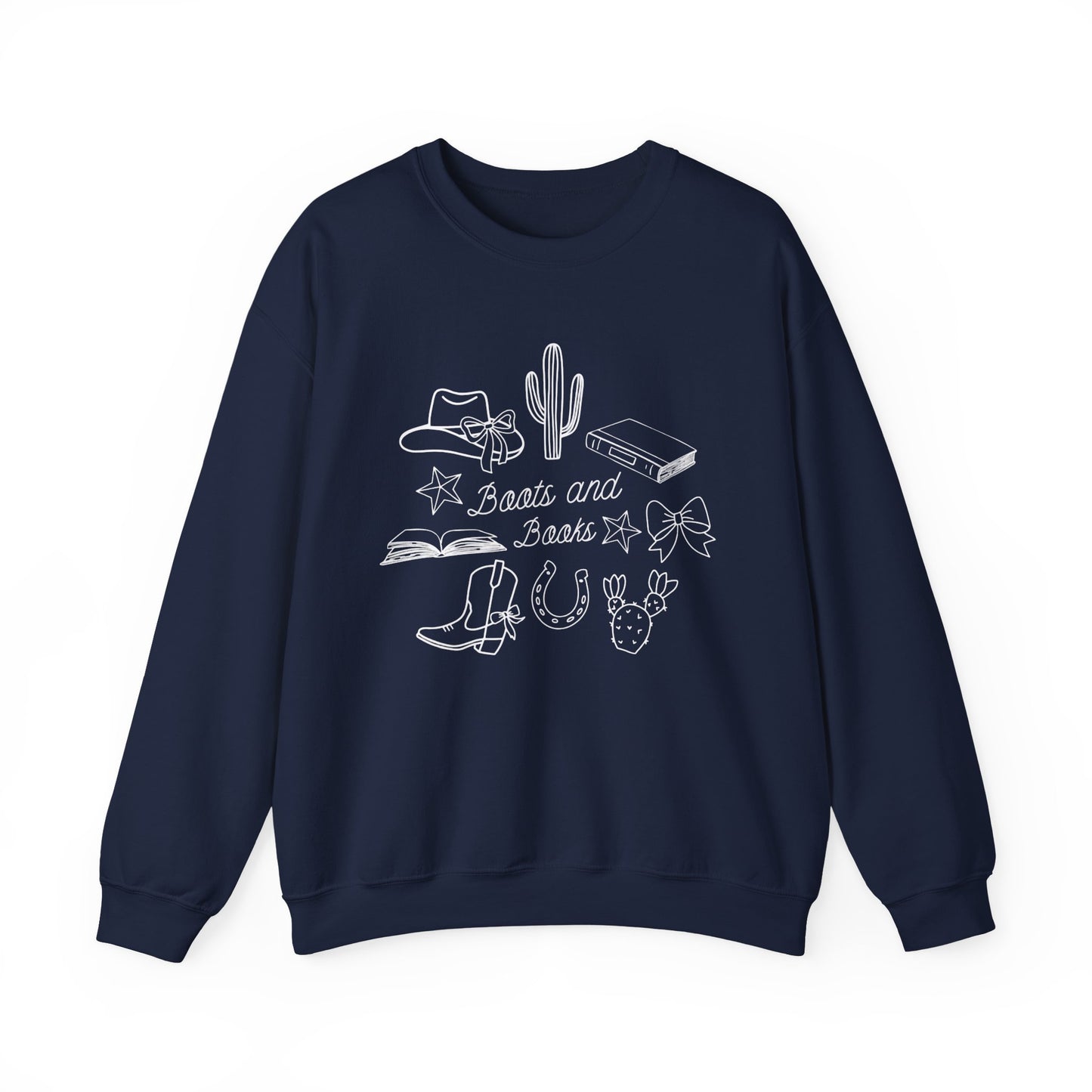 Boots and Books Sweatshirt