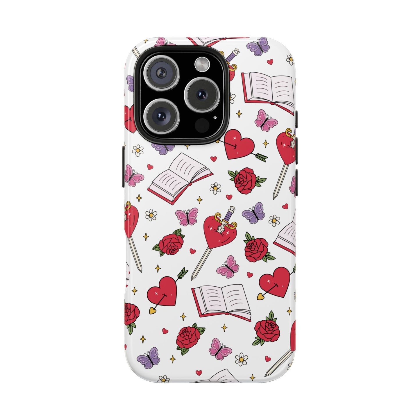 Love, Etched in Roses Phone Cases
