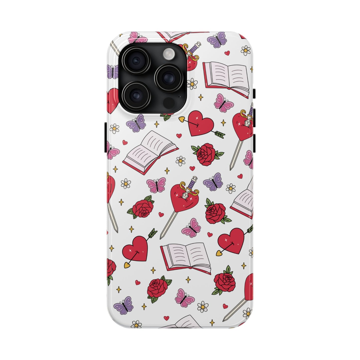 Love Etched in Roses Phone Cases