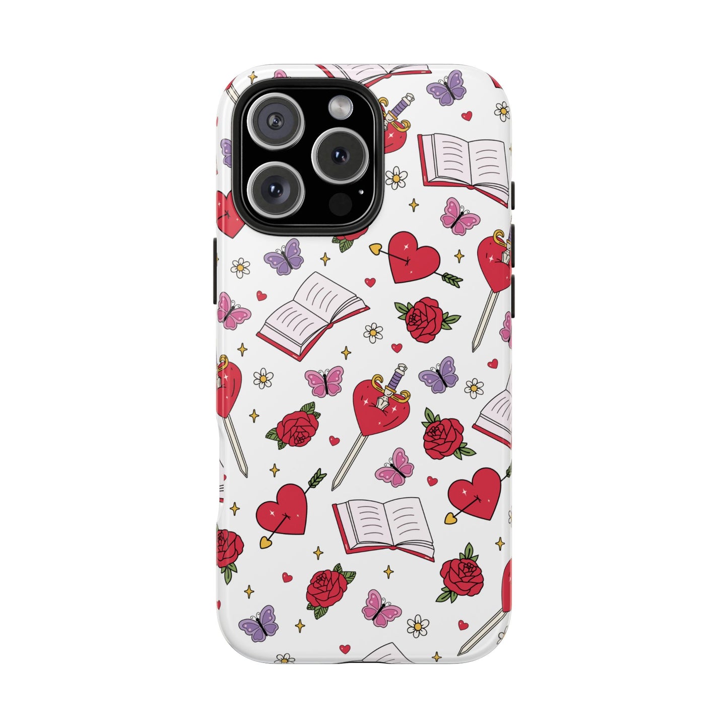 Love, Etched in Roses Phone Cases
