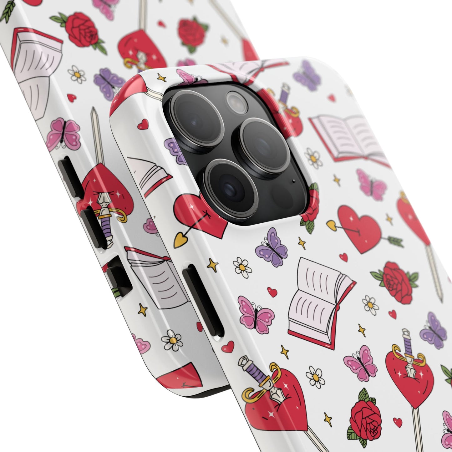 Love, Etched in Roses Phone Cases