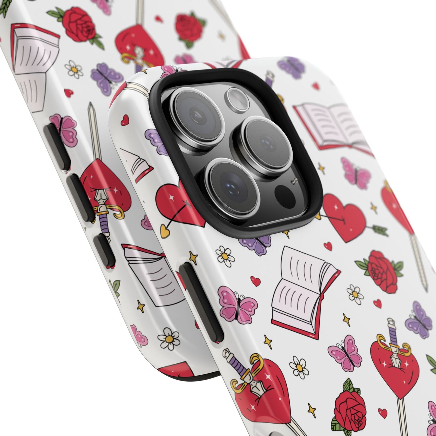 Love, Etched in Roses Phone Cases