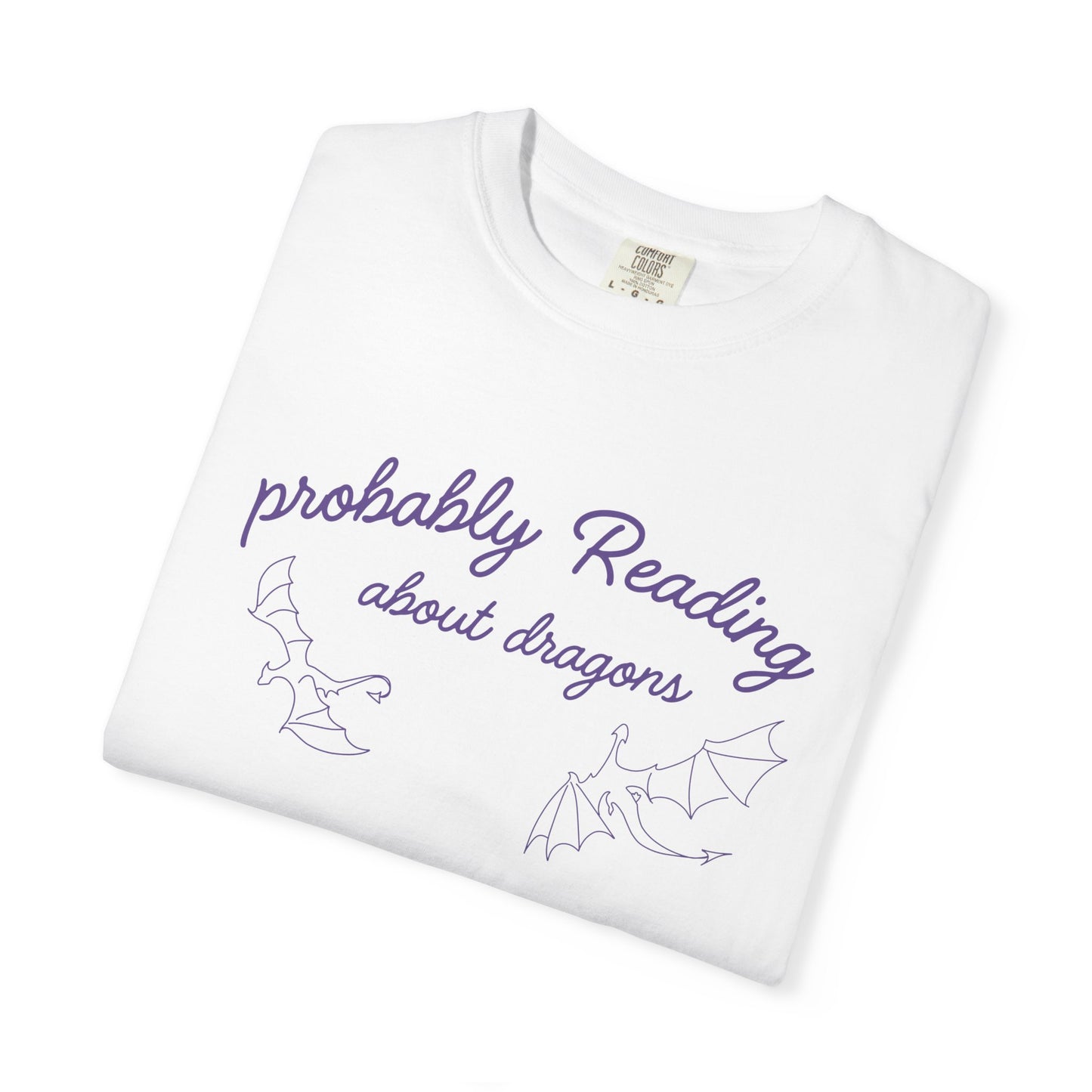Probably Reading About Dragons T-shirt