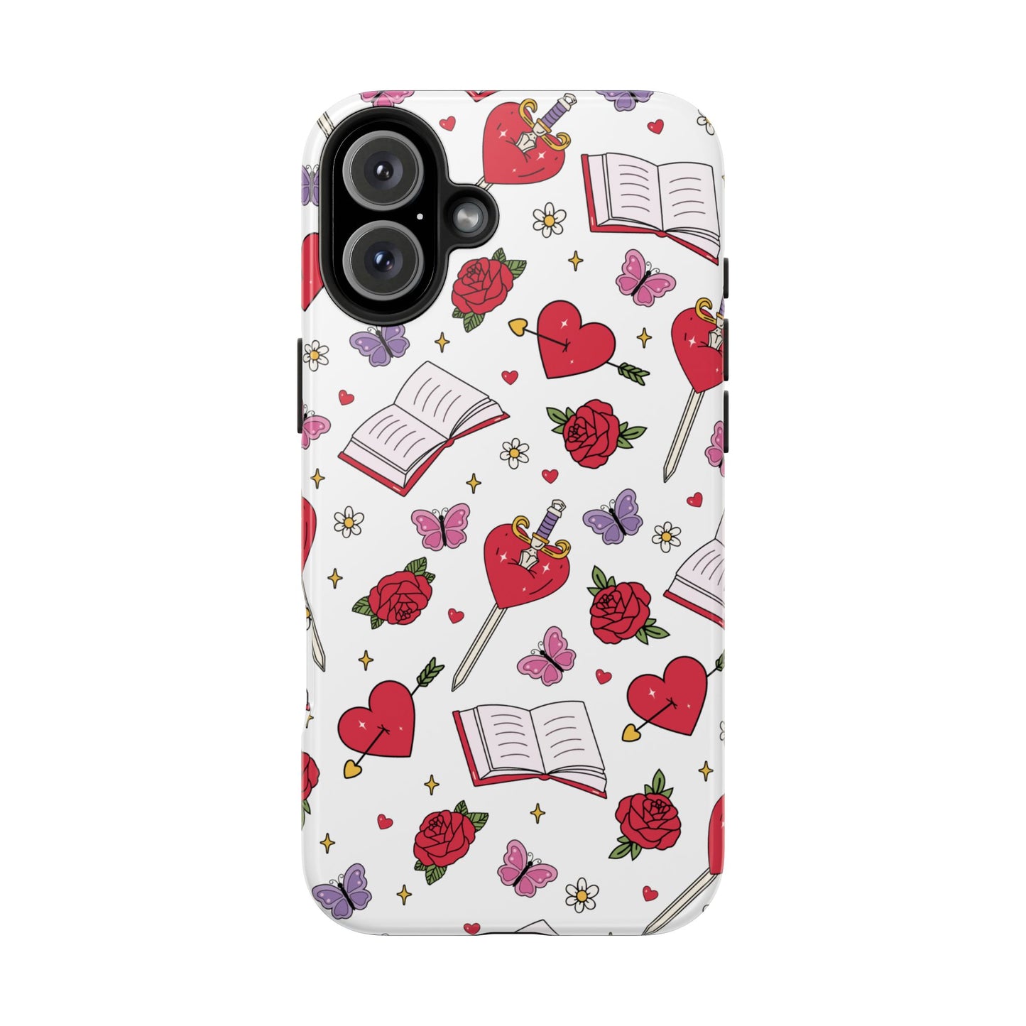 Love Etched in Roses Phone Cases