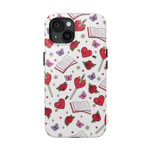Love, Etched in Roses Phone Cases