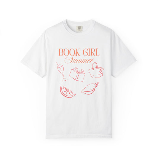 Book Girl Summer T-shirt