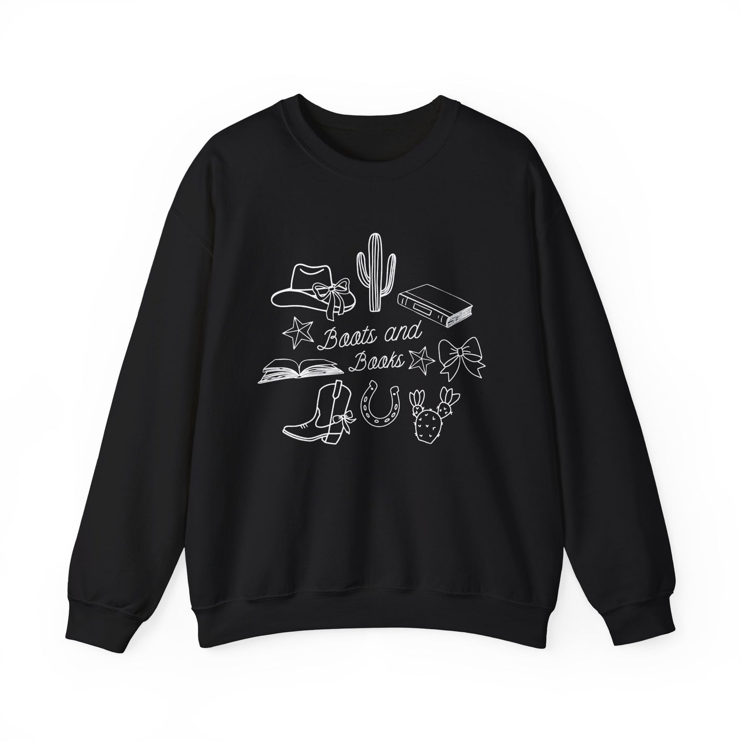 Boots and Books Sweatshirt
