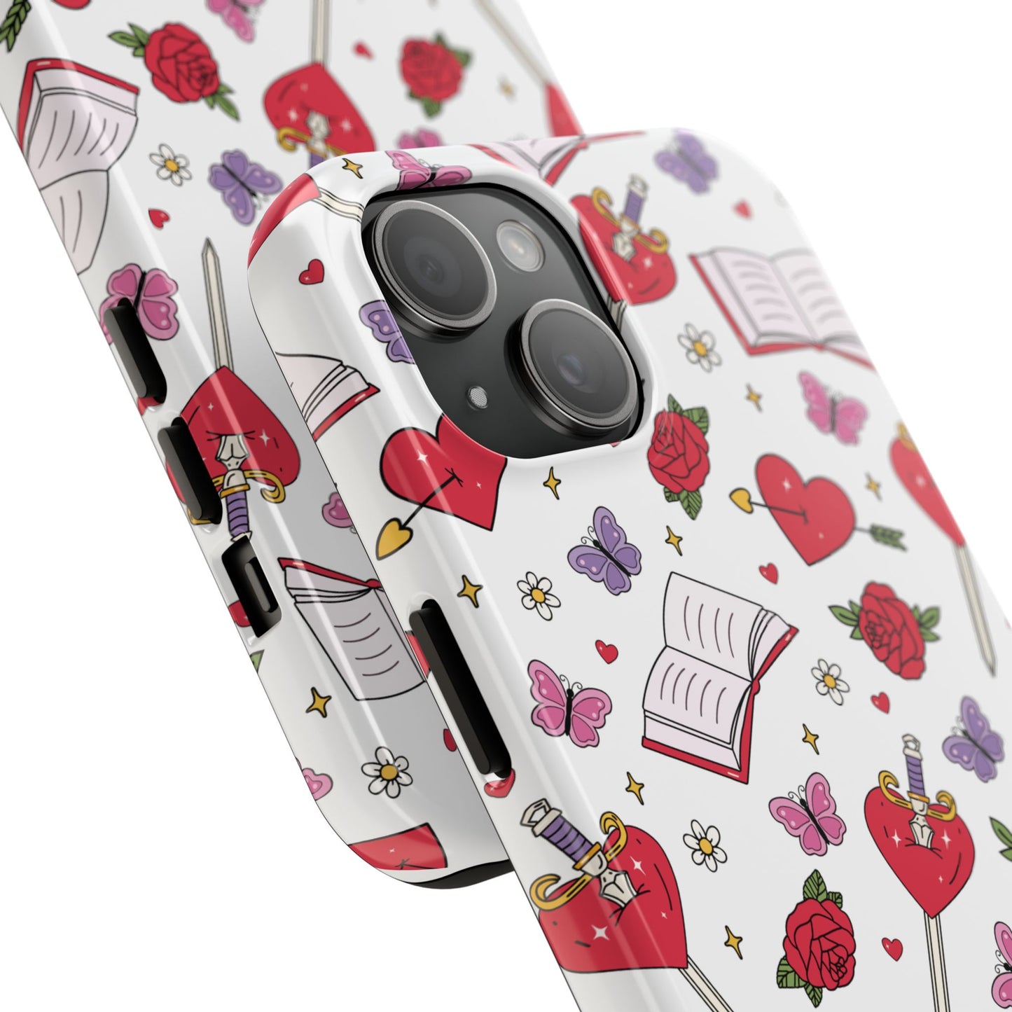 Love, Etched in Roses Phone Cases