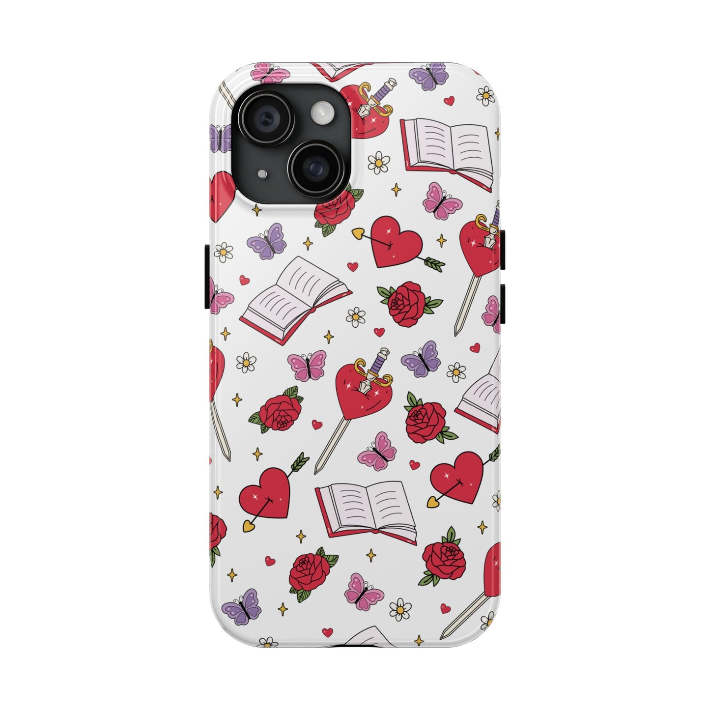 Love Etched in Roses Phone Cases