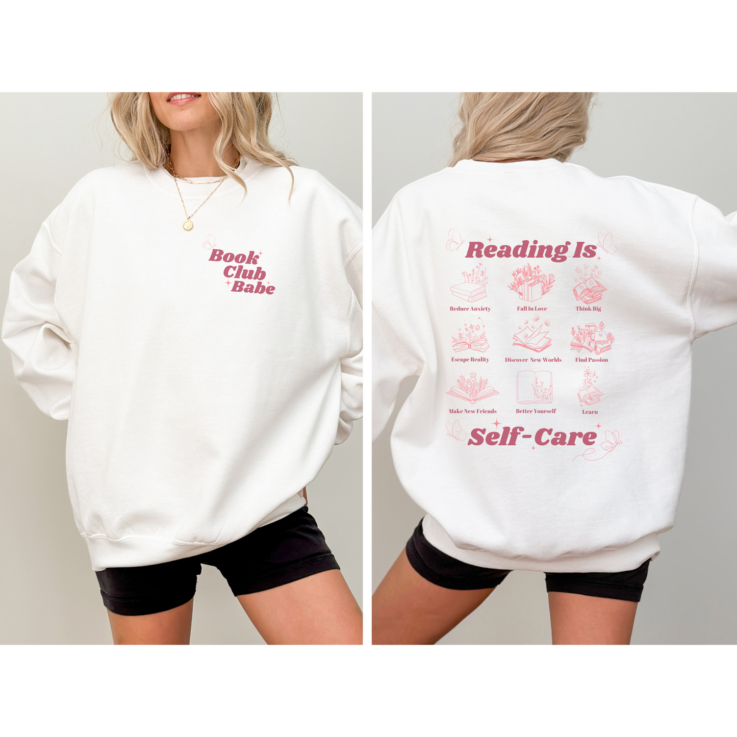 Book Club Babe Crewneck Sweatshirt